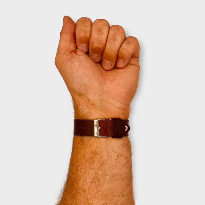 red-wine-3plus-vibe-smartwatch-watch-straps-nz-vintage-leather-watch-bands-aus