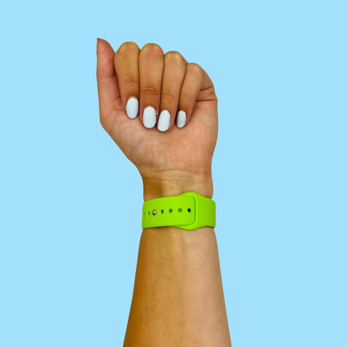 lime-green-garmin-vivomove-3-watch-straps-nz-silicone-button-watch-bands-aus
