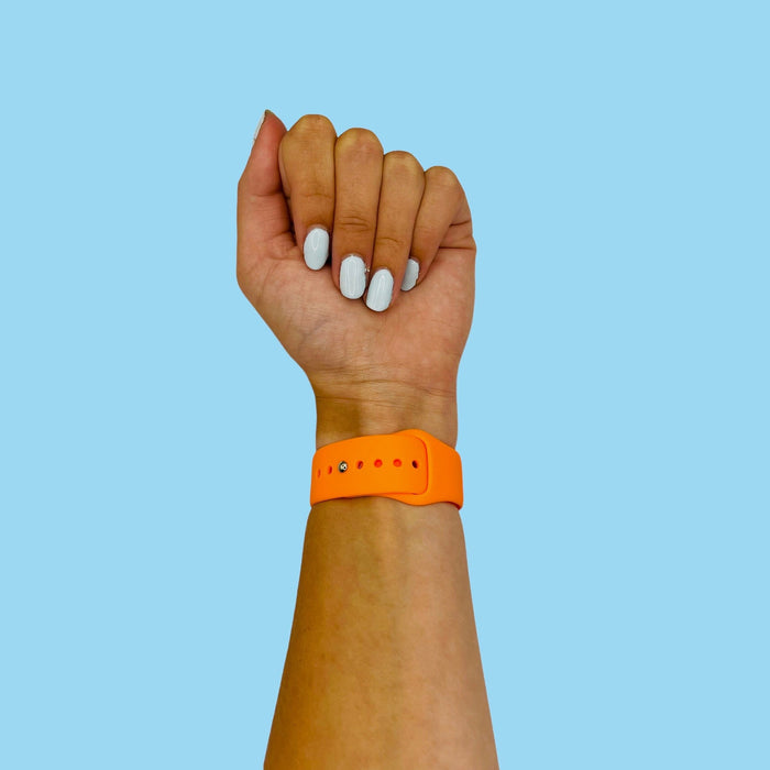 orange-garmin-vivomove-hr-hr-sports-watch-straps-nz-silicone-button-watch-bands-aus