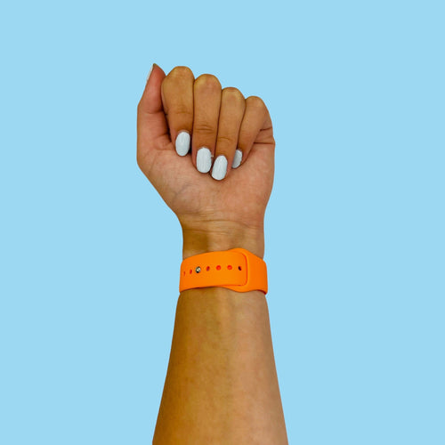 orange-garmin-fenix-6x-watch-straps-nz-silicone-button-watch-bands-aus