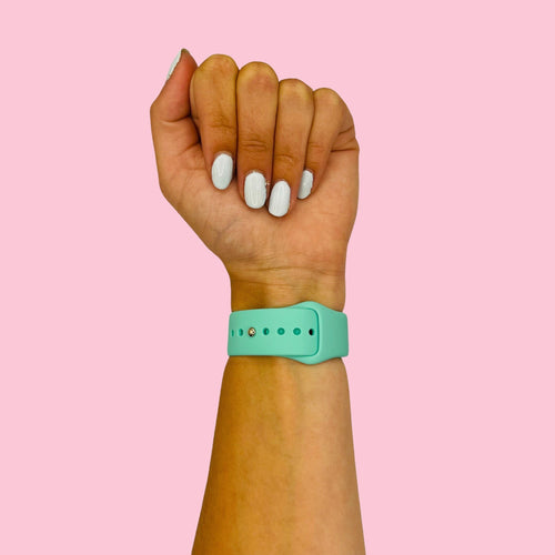 teal-huawei-honor-s1-watch-straps-nz-silicone-button-watch-bands-aus