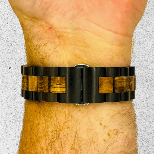 black-brown-polar-vantage-v3-watch-straps-nz-wooden-watch-bands-aus